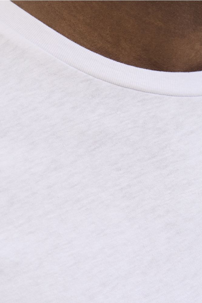 JJJAXON TEE SS CREW NECK 12269390 WHITE